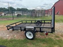 5x8 Utility trailer with ramp.