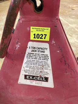 Set of 2 Ex-Cell 5 Ton Capacity Jack Stands