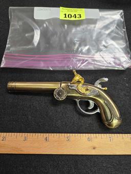 Ornate, Butane, Pistol Lighter.