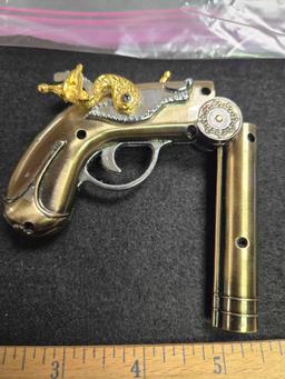 Ornate, Butane, Pistol Lighter.