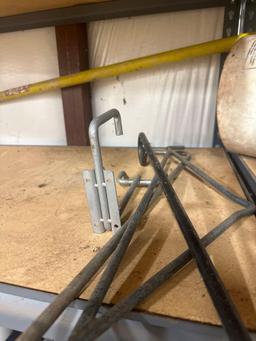 paint pole, propane bottle, hanger, stone to work tile