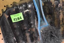 Dust pan and broom
