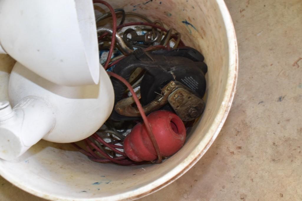 5 gal bucket of various hardware items