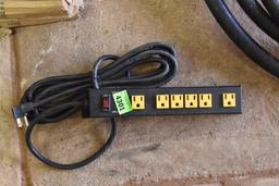 Extension cord outlet