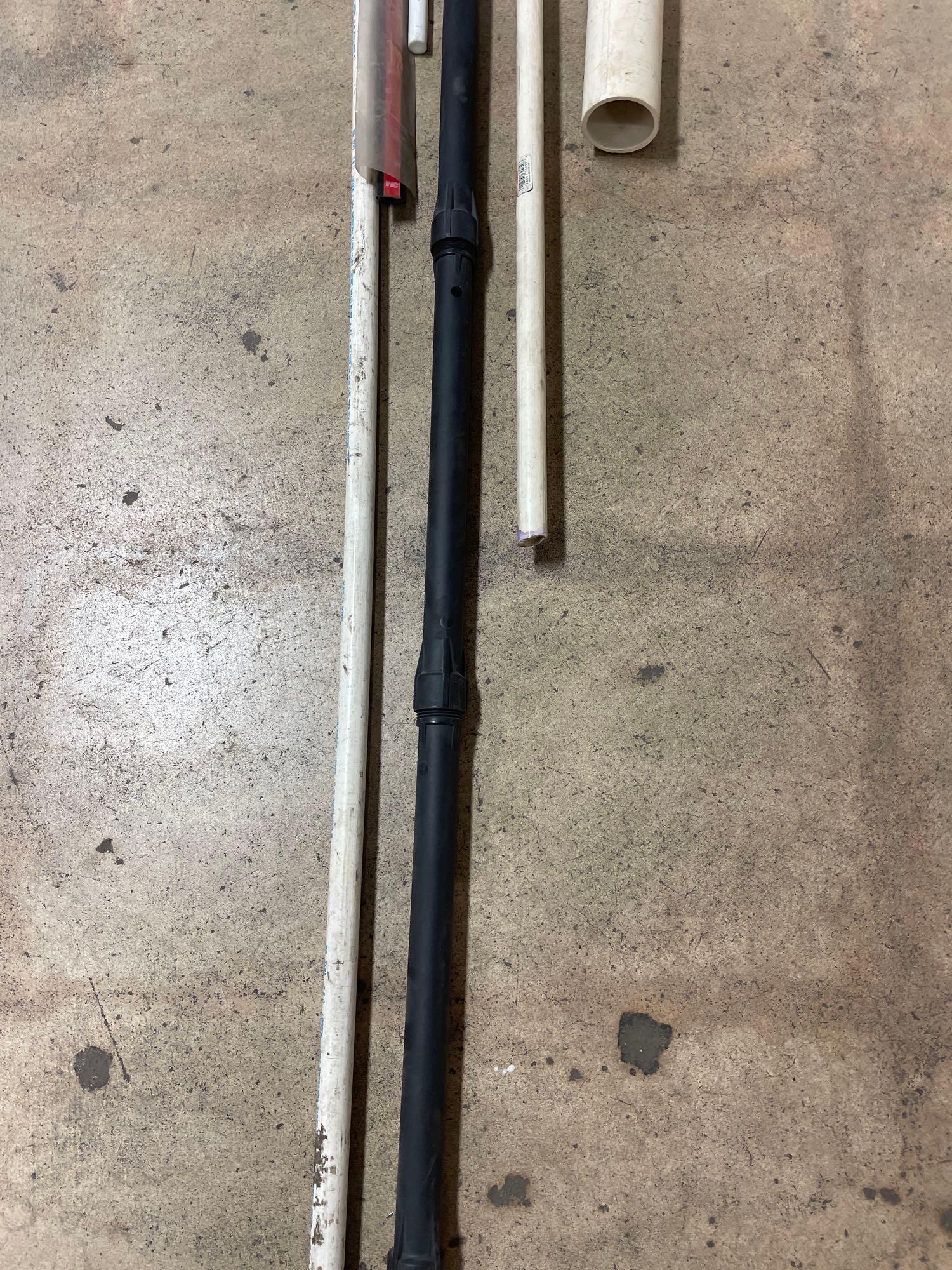pvc pipe and 1/2in pex