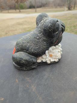 Frog Yard Statue