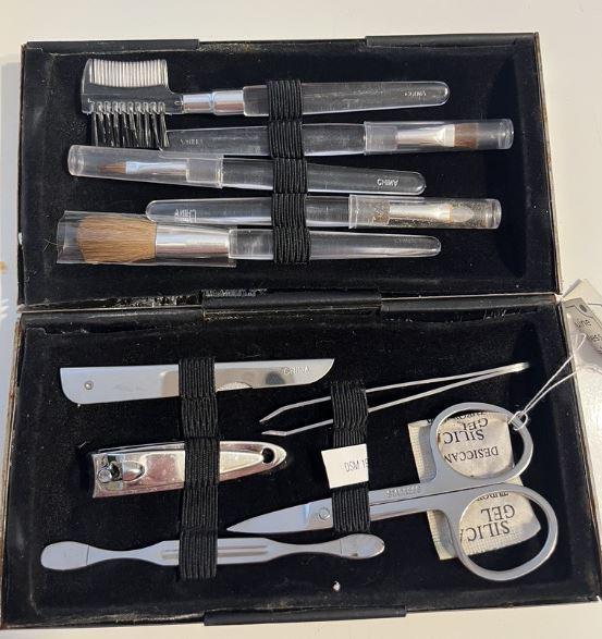Brush and manicure kit