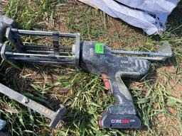 I - adhesive and caulking gun