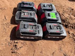 I - six 18V lithium batteries