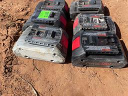 I - six 18V lithium batteries