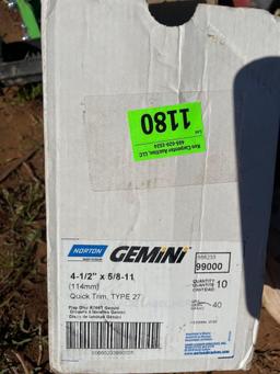 I - Gemini flap disc 4-1/2in X 5/8-11