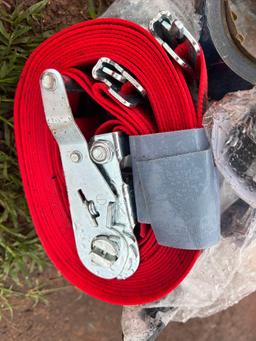J - tool lanyards; ratchet straps; response kit; misc