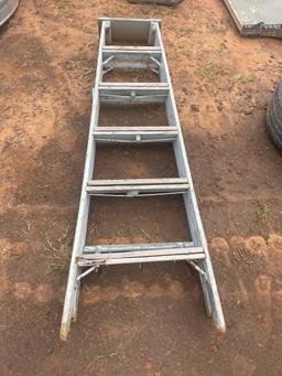 L- wood ladder