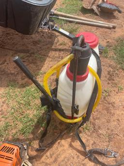 L- backpack sprayer