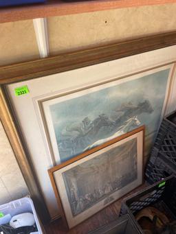 R - framed art works