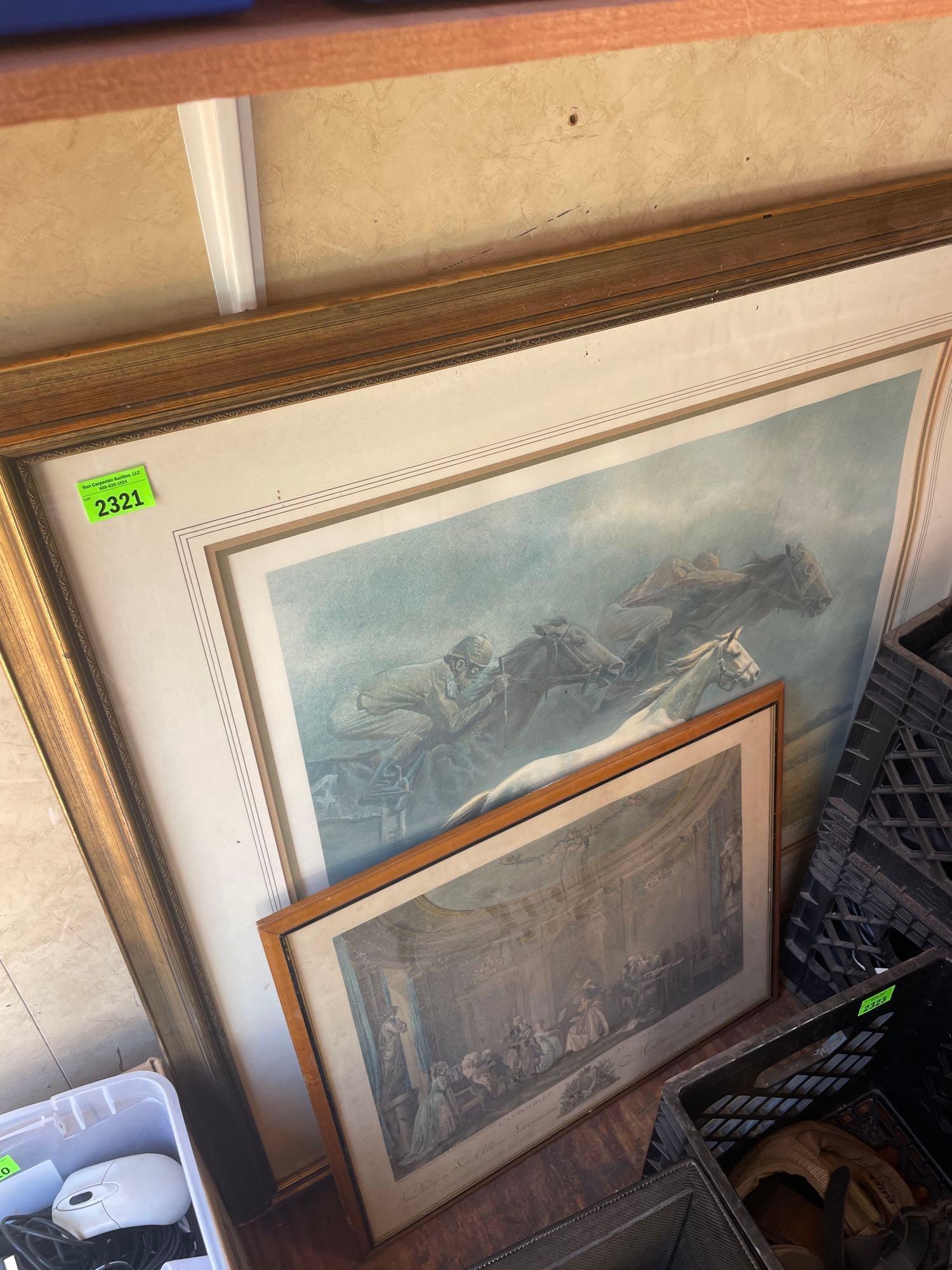 R - framed art works