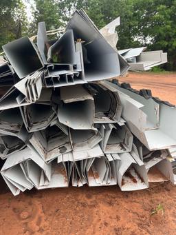 F- stack of used gutters
