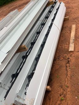 F- stack of used gutters