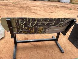 Q surf board bench