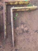 J-2 forklift 3ft yellow forks