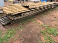 F- used stack of used sheet metal
