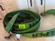 T tie down ratchet strap