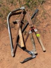 G saws hammer and trimmers
