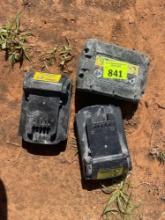 H - 3 18V lithium ion batteries