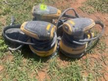 H - DeWalt random orbit palm sanders