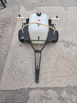 Western, Self Pumping Lawn Sprayer. Pull Behind Mower or ATV.