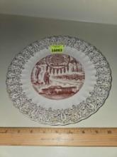 Vintage Oklahoma Statehood Plate. Collectible.