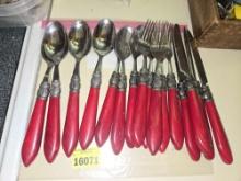 16 Pieces of Ornate Eating Utensils.