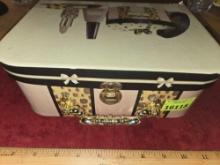 Decorative Suitcase with Assorted Watches and Other. All one Money.