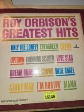Roy Orbisons. Vintage Vynl Record. Entertainment. Collectible.