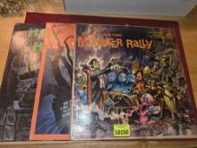 3 Halloween/Monster, Vintage Vynl Records. All one Money. Entertainment. Collectible.