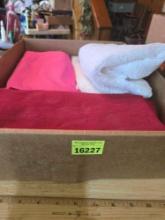 Box of Assorted Linens and Lace.