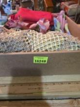 Box of Assorted Placemats, Table Cloths, and Other.