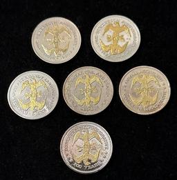 World War 2 "Double Eagle" Commemorative Collection - 6 Tokens