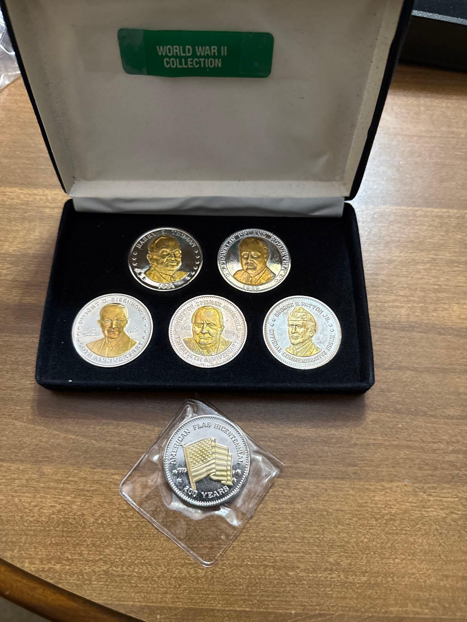 World War 2 "Double Eagle" Commemorative Collection - 6 Tokens