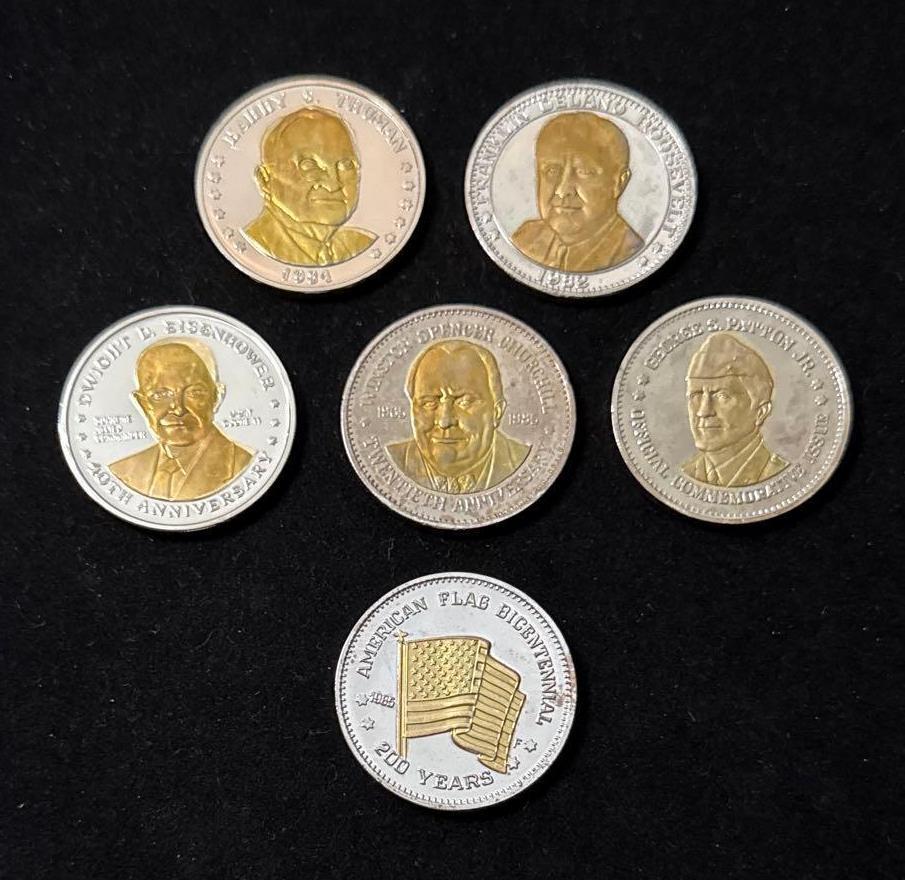 World War 2 "Double Eagle" Commemorative Collection - 6 Tokens