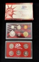2003-S - US Silver Proof Set - 10 Coins with OGP and COA