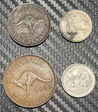 Australian Collection of Coins with Silver Coin