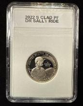 2022 S - Silver Clad Quarter Proof - Dr. Sally Ride