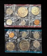 1977 US Uncirculated D & P Mint Sets - 12 Coins Total