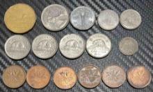 Collection of Canadian Coins including WWII & Silver WWI Coin
