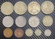 Collection of Philippine Coins, Includes WWII Issue Coins