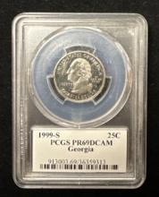 1999-S US Georgia State Quarter Proof - PCGS PR69DCAM