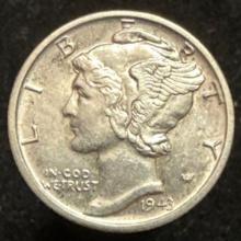 1943 D Mercury Dime