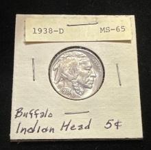 1938-D Buffalo Nickel