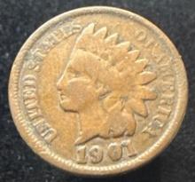 1901 Indian Head Penny